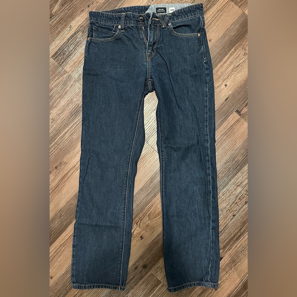 Volcom Men’s Jeans - Size: 30 - Style: Modern Straight - Color: Blue